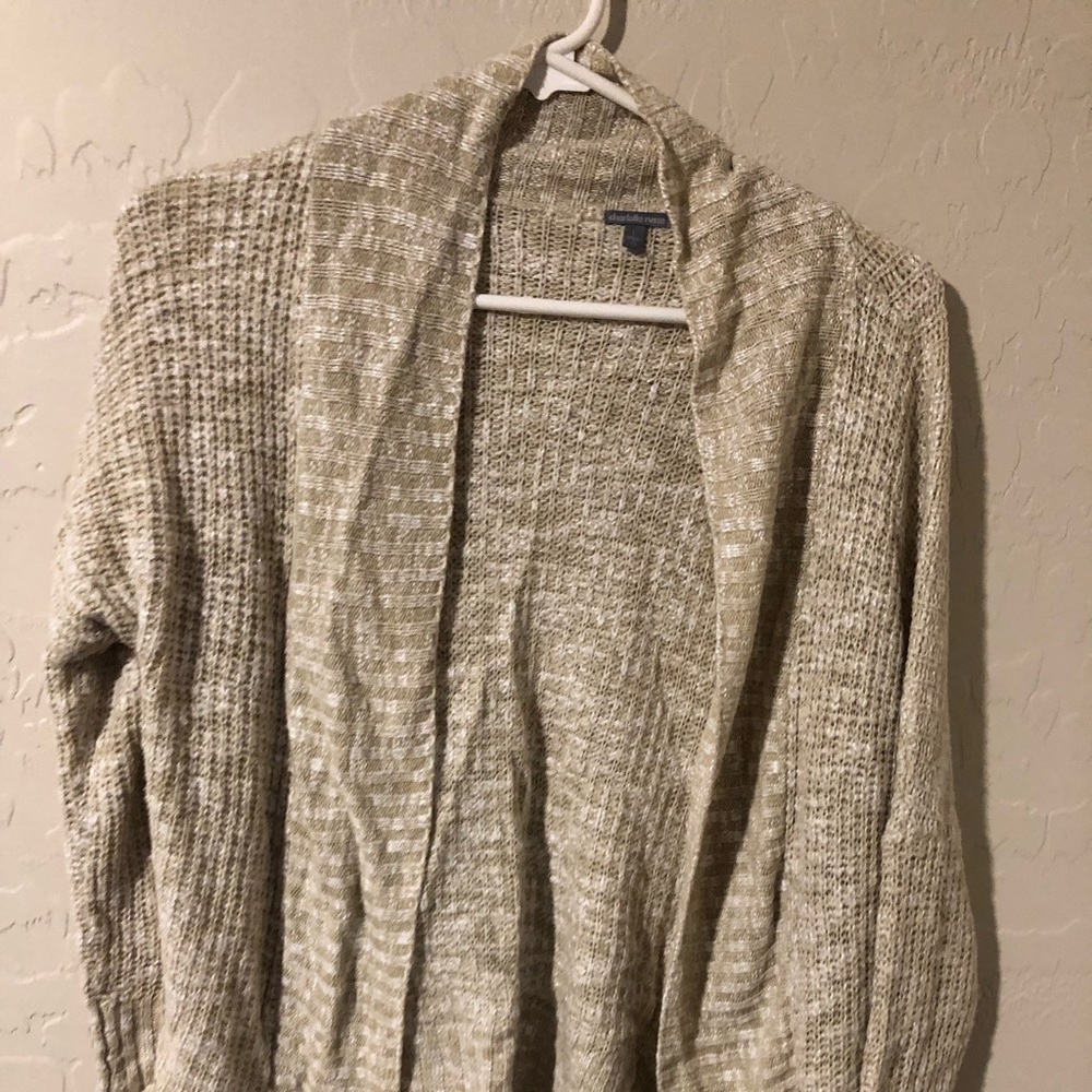 Tan cardigan